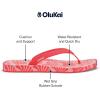 OLUKAI Uiki Women’s Beach Sandal, Quick-Dry Flip-Flop Slides, Water Resistant, Wet Grip Soles & Compression Molded Footbed(Hot Pink/Pa’i)