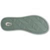 OLUKAI Uiki Women’s Beach Sandal, Quick-Dry Flip-Flop Slides, Water Resistant, Wet Grip Soles & Compression Molded Footbed(Silver Pine/Pa’i)