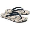 OLUKAI Uiki Women’s Beach Sandal, Quick-Dry Flip-Flop Slides, Water Resistant, Wet Grip Soles & Compression Molded Footbed(Trench Blue/Pa’i)