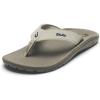 OLUKAI Ohana Men’s Beach Sandals, Water Resistant Flip Flops, Arch Support & Comfort Fit, Lightweight & Durable, Enhanced Grip & Traction, Tapa/Clay, 11