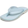 OLUKAI Ohana Women’s Beach Sandals, Water Resistant Flip Flops, Arch Support & Comfort Fit, Lightweight & Durable, Enhanced Grip & Traction(Bright Sky/Bright Sky)