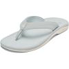 OLUKAI Ohana Women’s Beach Sandals, Water Resistant Flip Flops, Arch Support & Comfort Fit, Lightweight & Durable, Enhanced Grip & Traction(Cloud Grey/Cloud Grey)
