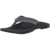 OLUKAI Ohana Women’s Beach Sandals, Water Resistant Flip Flops, Arch Support & Comfort Fit, Lightweight & Durable, Enhanced Grip & Traction(Dark Shadow/Dark Shadow)