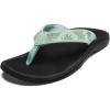 OLUKAI Ohana Women’s Beach Sandals, Water Resistant Flip Flops, Arch Support & Comfort Fit, Lightweight & Durable, Enhanced Grip & Traction(Swell/Hua)
