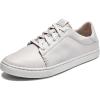 OLUKAI Pehuea Li ‘ILI Women’s Everyday Leather Sneakers, Casual & Versatile Shoes with Drop-in Heel, Soft & Premium Materials, All-Day Comfort & Support(Mist Grey/Mist Grey)
