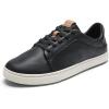 OLUKAI Pehuea Li ‘ILI Women’s Everyday Leather Sneakers, Casual & Versatile Shoes with Drop-in Heel, Soft & Premium Materials, All-Day Comfort & Support(Lava Rock/Lava Rock)