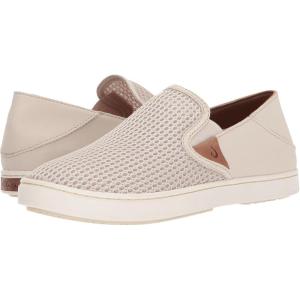 OLUKAI Pehuea Women’s Slip On Sneakers, Casual Everyday Shoes with Easy On & Off Design, Breathable Mesh & Drop-in Heel, All-Day Comfort & Support(Tapa/Tapa 1)
