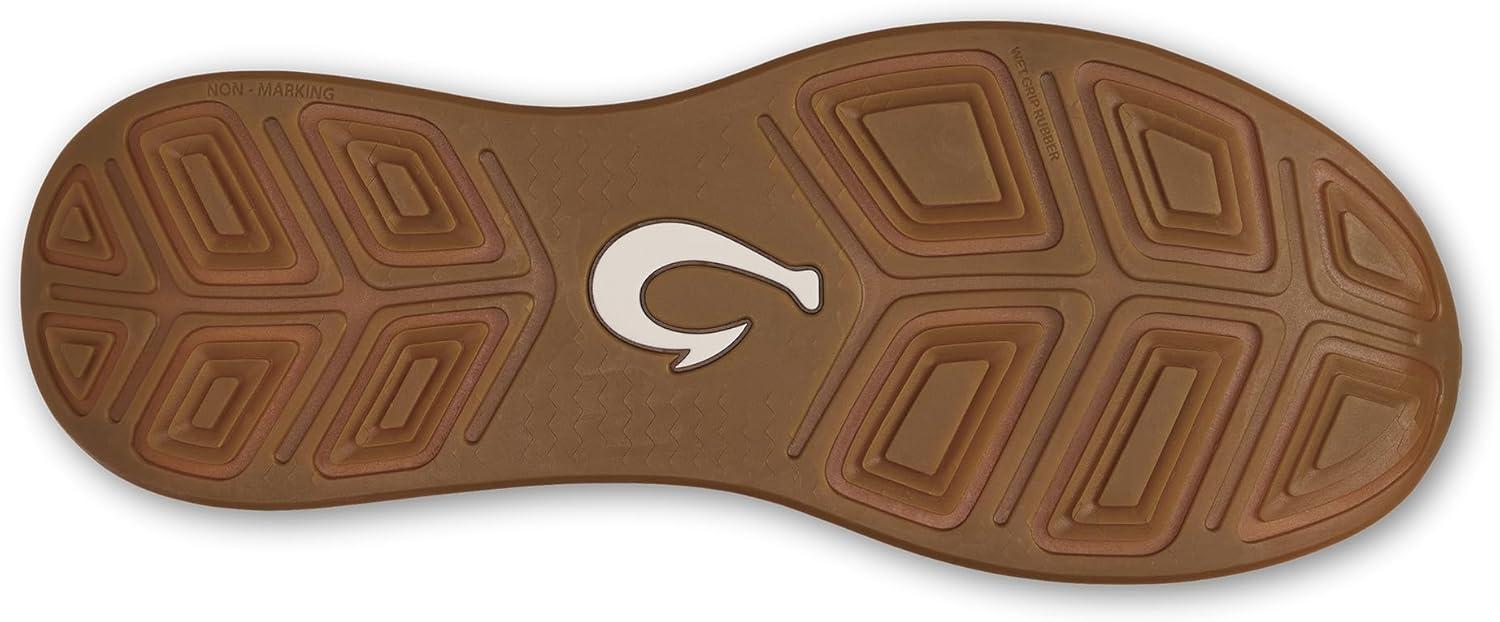 image:imageOLUKAI Ahi Mens Performance Marine Shoes WaterReady Sneakers with Customized Lacing Fit Lightweight amp Breathable Enhanced Grip amp TractionSeagreenWhite Sand