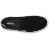 OLUKAI Men’s Lae’ahi NUI Slip-On Shoes, Everyday Shoe for Casual Wear, Premium Leather & Mesh Details, All-Day Comfort & Arch Support, Trench Blue/Tan, 11(Black/Tan)