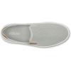 OLUKAI Men’s Lae’ahi NUI Slip-On Shoes, Everyday Shoe for Casual Wear, Premium Leather & Mesh Details, All-Day Comfort & Arch Support, Trench Blue/Tan, 11(Cloud Grey/Tan)