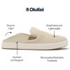 OLUKAI Men’s Lae’ahi NUI Slip-On Shoes, Everyday Shoe for Casual Wear, Premium Leather & Mesh Details, All-Day Comfort & Arch Support, Trench Blue/Tan, 11(Tapa/Tan)