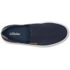 OLUKAI Men’s Lae’ahi NUI Slip-On Shoes, Everyday Shoe for Casual Wear, Premium Leather & Mesh Details, All-Day Comfort & Arch Support, Trench Blue/Tan, 11(Trench Blue/Tan)