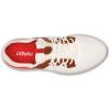 OLUKAI Mio Li Men’s Everyday Athletic Shoes, Versatile & Casual Sneaker, Breathable & Comfortable Mesh, Cushioned Arch Support & Secure Fit(Bright White/Red Lava)