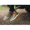 OLUKAI Mio Li Men’s Everyday Athletic Shoes, Versatile & Casual Sneaker, Breathable & Comfortable Mesh, Cushioned Arch Support & Secure Fit(Hunter/Lava Rock)