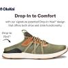OLUKAI Mio Li Men’s Everyday Athletic Shoes, Versatile & Casual Sneaker, Breathable & Comfortable Mesh, Cushioned Arch Support & Secure Fit(Hunter/Lava Rock)