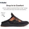OLUKAI Mio Li Men’s Everyday Athletic Shoes, Versatile & Casual Sneaker, Breathable & Comfortable Mesh, Cushioned Arch Support & Secure Fit(Lava Rock/Lava Rock)