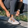 OLUKAI Mio Li Men’s Everyday Athletic Shoes, Versatile & Casual Sneaker, Breathable & Comfortable Mesh, Cushioned Arch Support & Secure Fit(Mist Grey/Poi)