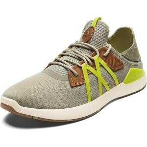 OLUKAI Mio Li Men’s Everyday Athletic Shoes, Versatile & Casual Sneaker, Breathable & Comfortable Mesh, Cushioned Arch Support & Secure Fit(Mist/Citron)