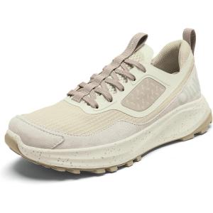 OLUKAI Makiki Women’s All-Terrain Athletic Shoes, Durable Sneakers for Versatile Wear, Lightweight & Breathable, All-Day Comfort & Wear(White Sand/Tapa)