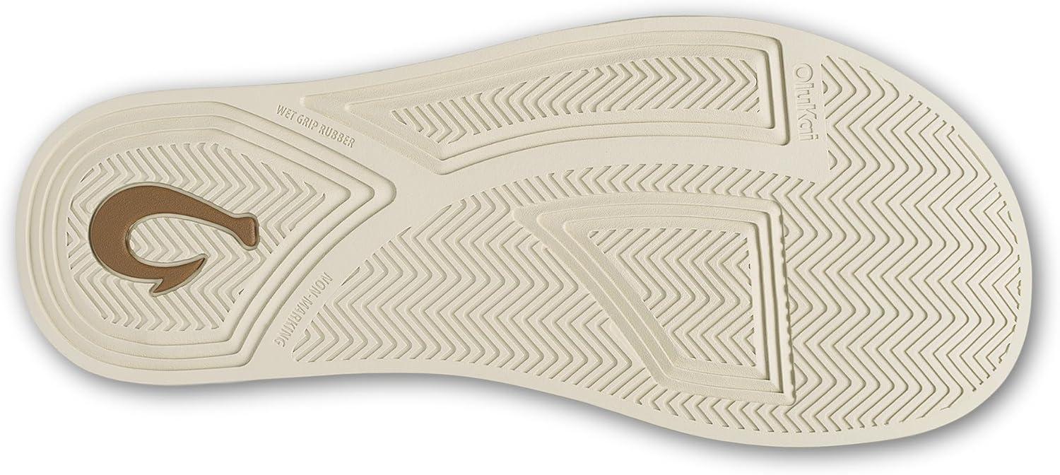 image:imageOLUKAI Mens Shoreline Leather Sandals Everyday FlipFlops with Premium Materials amp Rich Details AllDay Comfort amp Arch SupportMustangClay