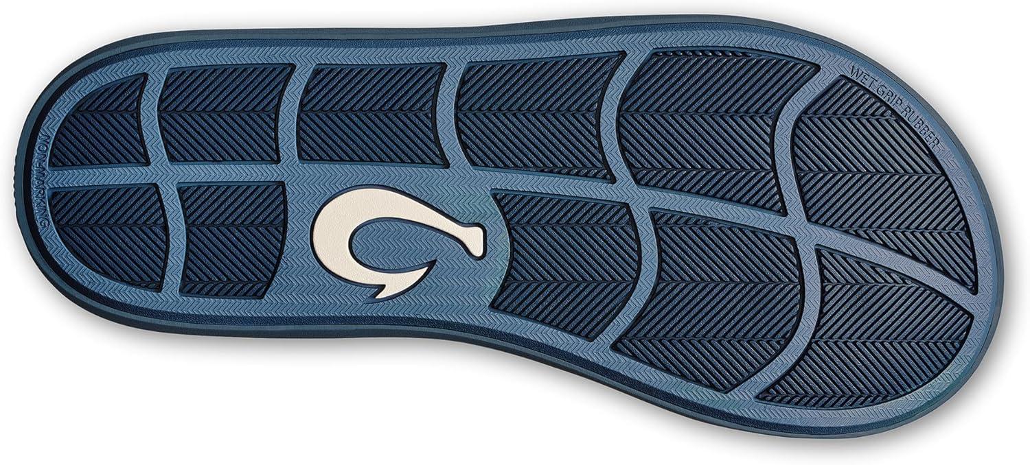 image:imageOLUKAI Pili Mens Leather Sandals Sleek amp Versatile Design Comfortable amp Waterproof Straps Arch Support amp Everyday WearBlue FogCoastal Blue