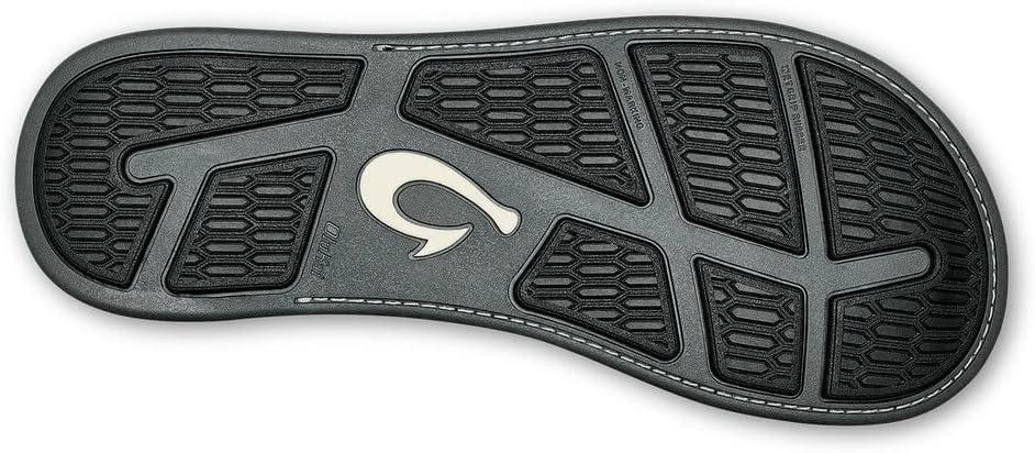 image:imageOLUKAI Tuahine Mens Waterproof Leather Sandals Versatile Beach Flip Flops Arch Support amp Comfort Fit Lightweight amp Durable Enhanced Grip amp TractionStoneStone