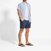 OLUKAI Mea Ola Mano Men’s Leather Sandals, Everyday Flip Flops, Premium Materials & Intricate Details, Arch Support & Comfort Fit(Dk Java/Mustang)