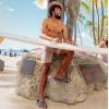 OLUKAI Pili Men’s Leather Sandals, Sleek & Versatile Design, Comfortable & Waterproof Straps, Arch Support & Everyday Wear(Blue Fog/Coastal Blue)