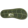 OLUKAI Pili Men’s Leather Sandals, Sleek & Versatile Design, Comfortable & Waterproof Straps, Arch Support & Everyday Wear(Desert Moss/Deep Green)