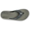 OLUKAI Pili Men’s Leather Sandals, Sleek & Versatile Design, Comfortable & Waterproof Straps, Arch Support & Everyday Wear(Rock/Ash)