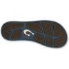 OLUKAI Tuahine Men’s Waterproof Leather Sandals, Versatile Beach Flip Flops, Arch Support & Comfort Fit, Lightweight & Durable, Enhanced Grip & Traction(Lagoon/Lagoon)