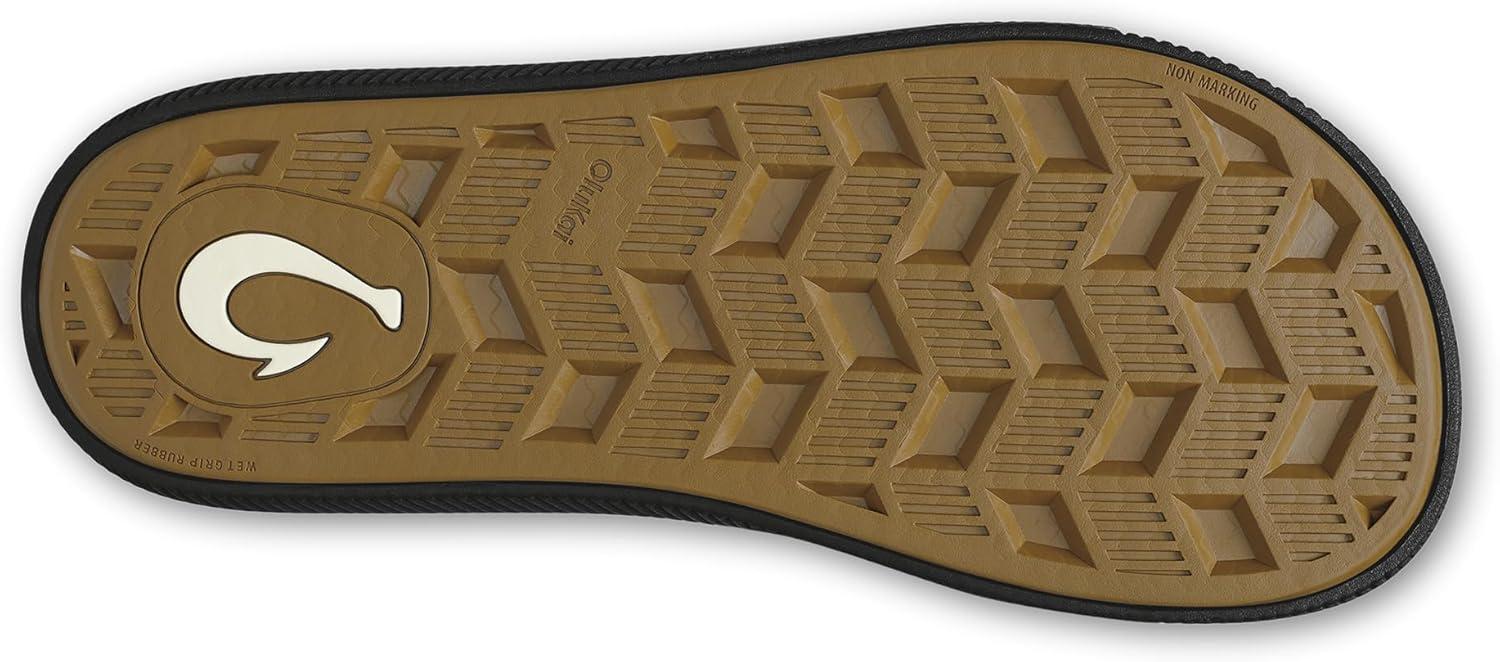 image:imageOLUKAI Mens Ulele Slide Sandals Everyday WaterFriendly Shoes Superior Traction on Wet Surfaces AllDay Comfort amp Arch SupportLava RockLava Rock