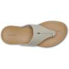 OLUKAI Ho’opio Mele Women’s Leather Flip-Flop Sandal, Premium Full-Grain Leather, Comfortable Arch Support for Everyday Style(Tapa/Warm Sand)