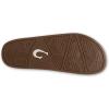 OLUKAI Kipe’a Pono Women’s Leather Slide Sandal, Elevated Everyday Slide, All-Day Comfort & Wear(Black/Weave)