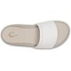 OLUKAI Men’s Ulele Slide Sandals, Everyday Water-Friendly Shoes, Superior Traction on Wet Surfaces, All-Day Comfort & Arch Support(Bright White/Tapa)