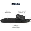 OLUKAI Men’s Ulele Slide Sandals, Everyday Water-Friendly Shoes, Superior Traction on Wet Surfaces, All-Day Comfort & Arch Support(Lava Rock/Lava Rock)