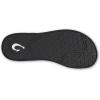 OLUKAI Southshore Women’s Everyday Leather Sandals, Full-Grain Leather, Non-Marking Rubber Traction Pads & Compression Molded Footbed(Lava Rock/Lava Rock)