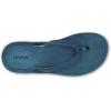OLUKAI Southshore Women’s Everyday Leather Sandals, Full-Grain Leather, Non-Marking Rubber Traction Pads & Compression Molded Footbed(Mood Indigo/Mood Indigo)