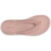 OLUKAI Southshore Women’s Everyday Leather Sandals, Full-Grain Leather, Non-Marking Rubber Traction Pads & Compression Molded Footbed(Soft Pink/Soft Pink)