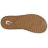 OLUKAI Southshore Women’s Everyday Leather Sandals, Full-Grain Leather, Non-Marking Rubber Traction Pads & Compression Molded Footbed(Toffee/Toffee)