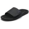 OLUKAI Men’s Ulele Slide Sandals, Everyday Water-Friendly Shoes, Superior Traction on Wet Surfaces, All-Day Comfort & Arch Support(Lava Rock/Lava Rock)