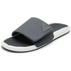 OLUKAI Men’s Ulele Slide Sandals, Everyday Water-Friendly Shoes, Superior Traction on Wet Surfaces, All-Day Comfort & Arch Support(Rock/Rock)