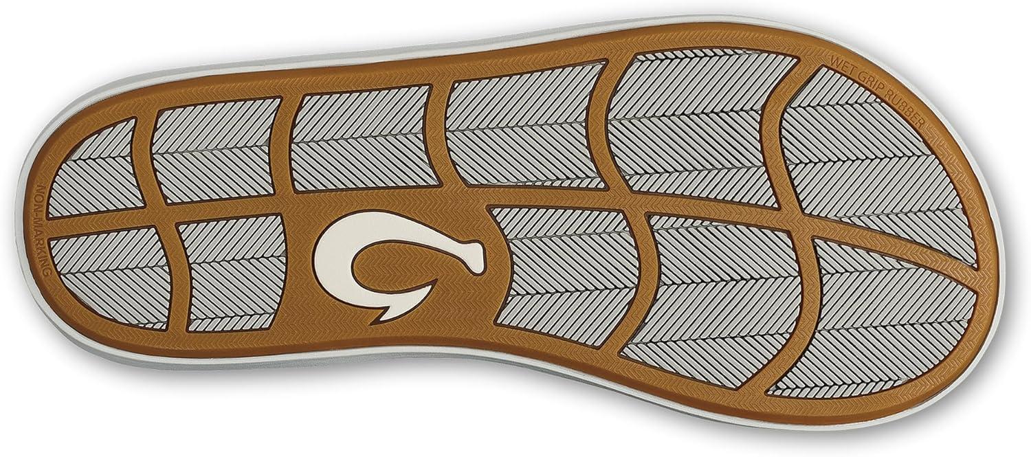 image:imageOLUKAI Kii Mens Beach Sandals QuickDry FlipFlop Slides Water Resistant amp Lightweight Compression Molded Footbed amp UltraSoft Comfort FitAshSterling