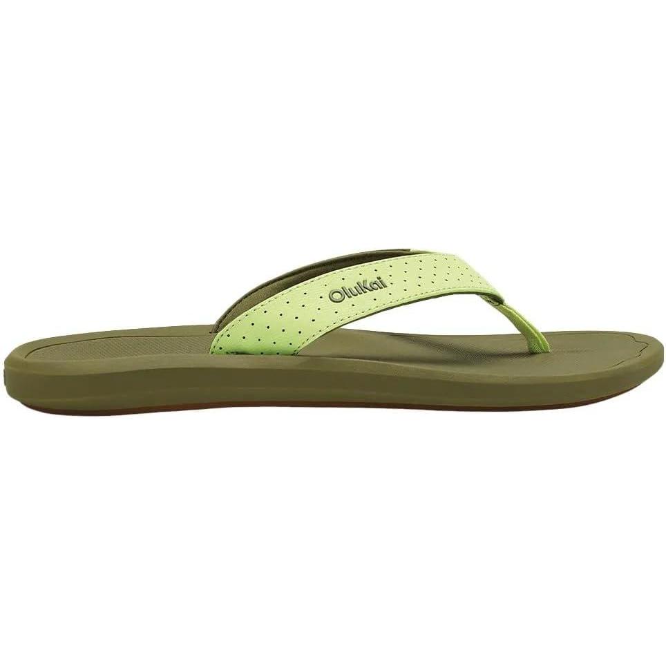 image:imageOLUKAI Kii Mens Beach Sandals QuickDry FlipFlop Slides Water Resistant amp Lightweight Compression Molded Footbed amp UltraSoft Comfort FitSproutDesert Moss