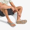 OLUKAI Ki’i Men’s Beach Sandals, Quick-Dry Flip-Flop Slides, Water Resistant & Lightweight, Compression Molded Footbed & Ultra-Soft Comfort Fit(Ash/Sterling)