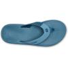 OLUKAI Ki’i Men’s Beach Sandals, Quick-Dry Flip-Flop Slides, Water Resistant & Lightweight, Compression Molded Footbed & Ultra-Soft Comfort Fit(Blissful Blue/Blue Fog)
