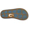 OLUKAI Ki’i Men’s Beach Sandals, Quick-Dry Flip-Flop Slides, Water Resistant & Lightweight, Compression Molded Footbed & Ultra-Soft Comfort Fit(Blissful Blue/Blue Fog)