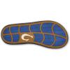 OLUKAI Ki’i Men’s Beach Sandals, Quick-Dry Flip-Flop Slides, Water Resistant & Lightweight, Compression Molded Footbed & Ultra-Soft Comfort Fit(Blossom/Mood Indigo)
