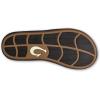 OLUKAI Ki’i Men’s Beach Sandals, Quick-Dry Flip-Flop Slides, Water Resistant & Lightweight, Compression Molded Footbed & Ultra-Soft Comfort Fit(Lava Rock/Bold Blue)