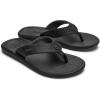 OLUKAI Ki’i Men’s Beach Sandals, Quick-Dry Flip-Flop Slides, Water Resistant & Lightweight, Compression Molded Footbed & Ultra-Soft Comfort Fit(Lava Rock/Lava Rock)